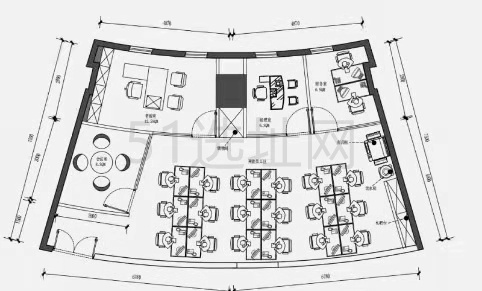 长寿路地铁口源达大厦新出155平带装修家具办公室