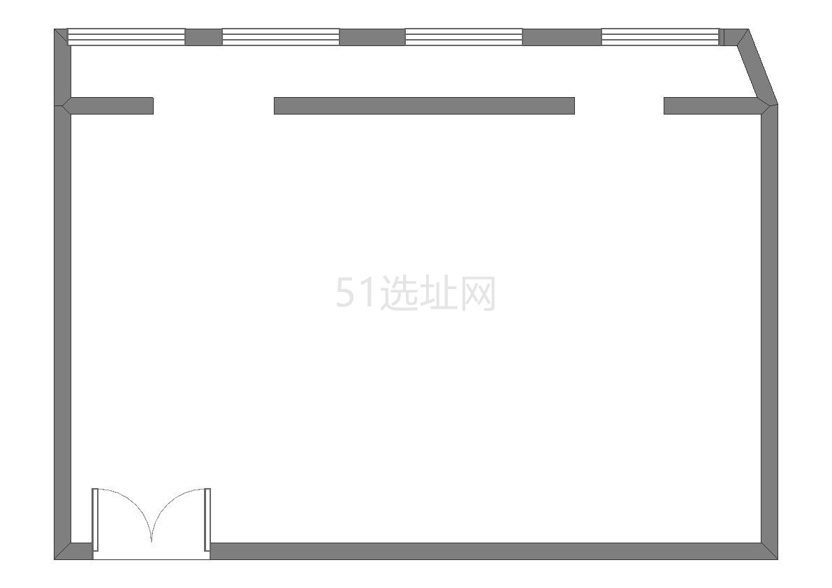 恒森广场出租518平写字楼有装修无家具