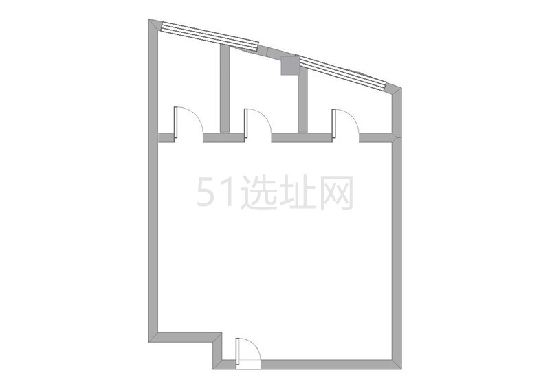 环球广场出租98平写字楼带装修有家具