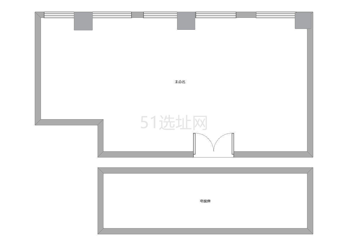 上海一方大厦出租480平写字楼标准交付