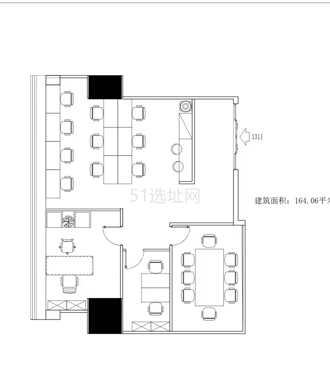 龙之梦购物中心新出164平精装修现房出租带12个工位