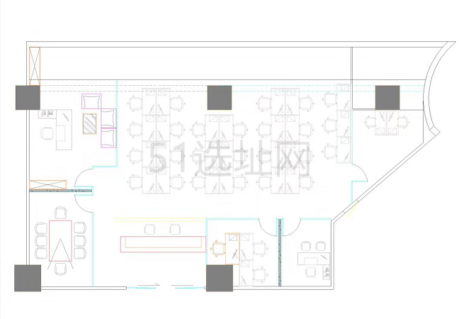 华融大厦354平正对电梯口小业主直租