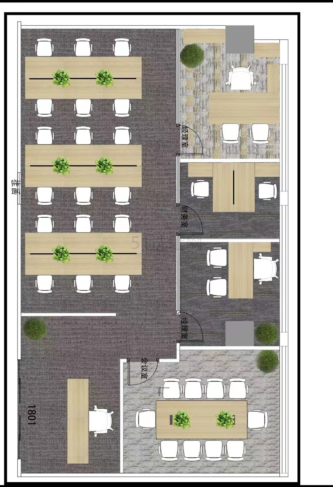 豫园新上海城市广场现房出租196㎡带18个工位大会议室高区景观落地窗现房大气前台