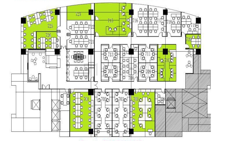 科技产业化大楼优客工场出租4人间超低价现房