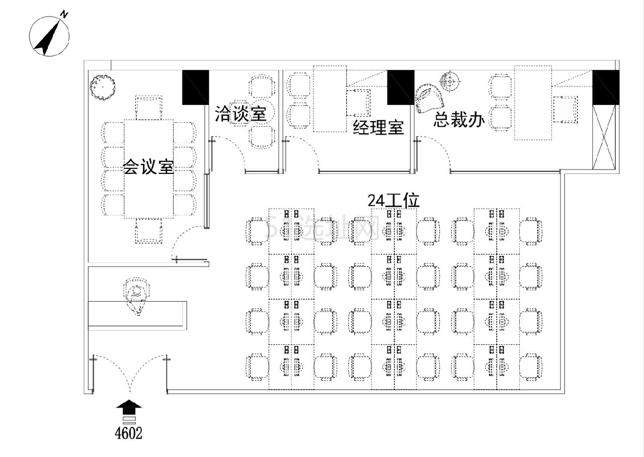 南京西路580号仲益大厦出租258平精装修办公室