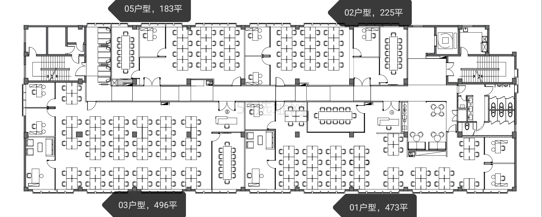 陆家嘴软件园出租473平精装修办公室