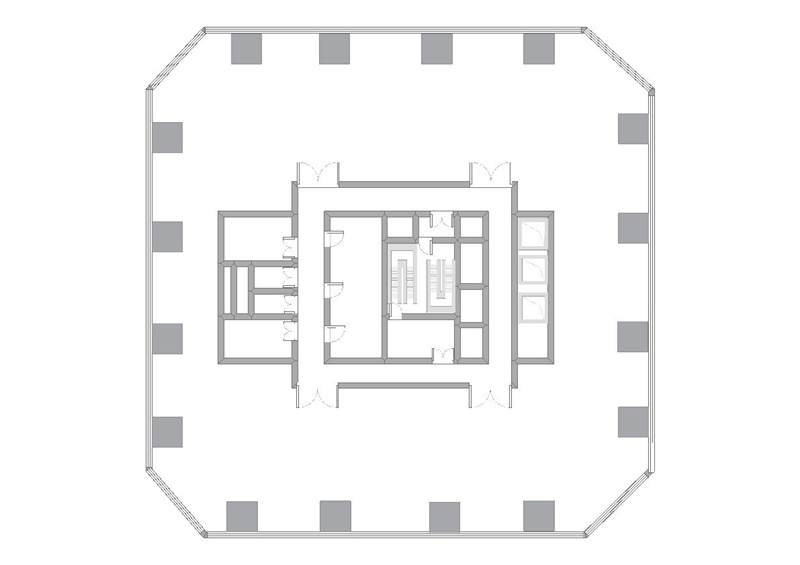 上海金融街中心出租13500平写字楼标准交付