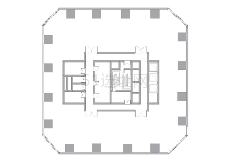 上海金融街中心出租13500平写字楼标准交付