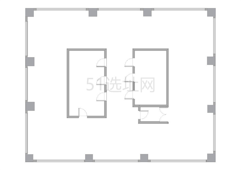 上海金融街中心出租8500平写字楼标准交付