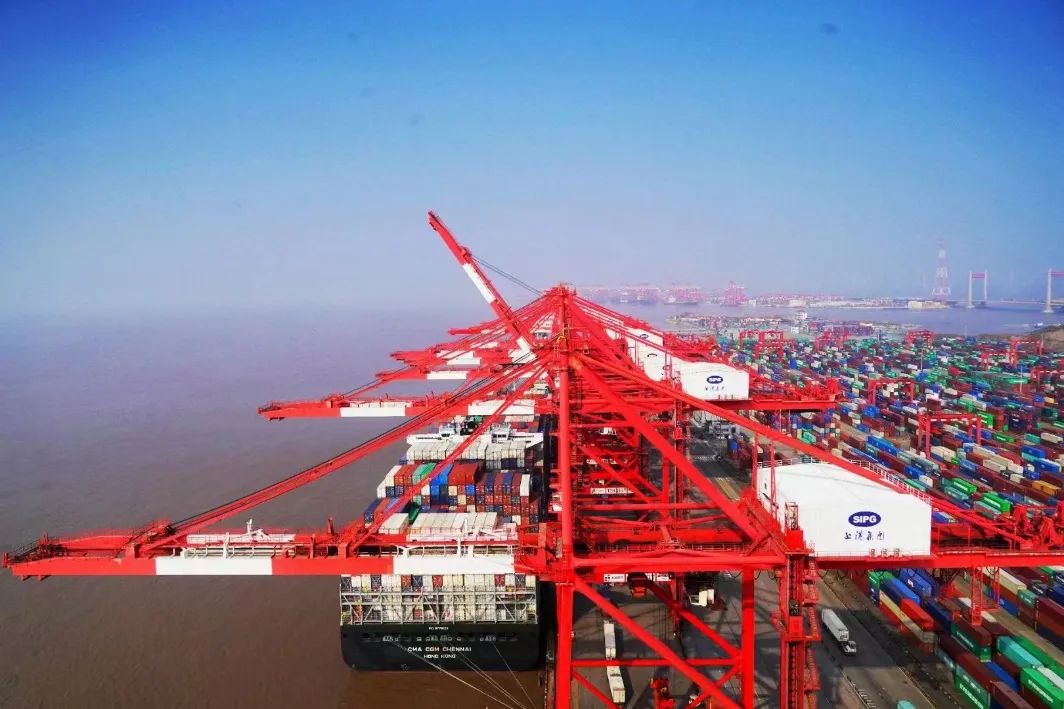 上海港7月集装箱吞吐量创历史同期新高，前七月实现同比正增长