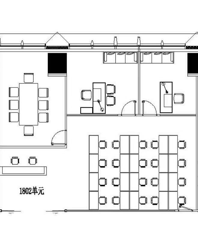 新出278平带家具现房，中庚城开中心甲级办公品质，1号线莲花路直达