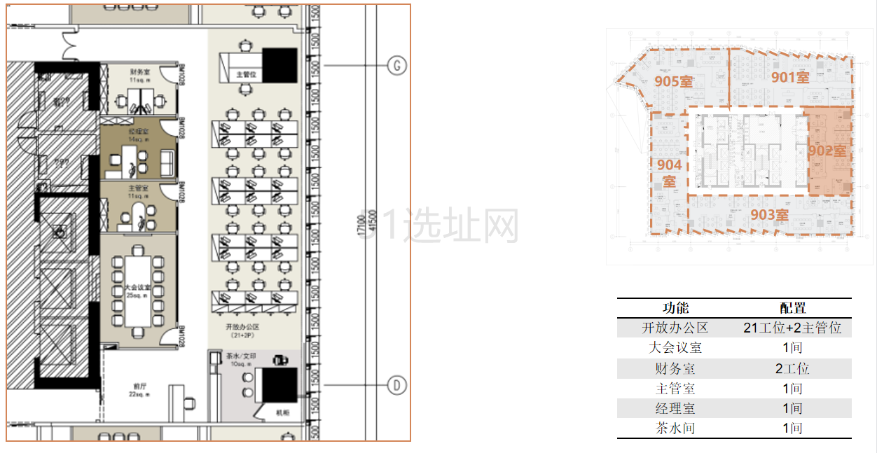 上海长宁国际发展广场出租902平写字楼带装修有家具