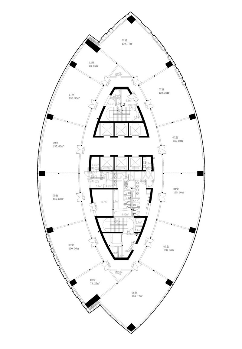 中星城出租144平写字楼有装修无家具