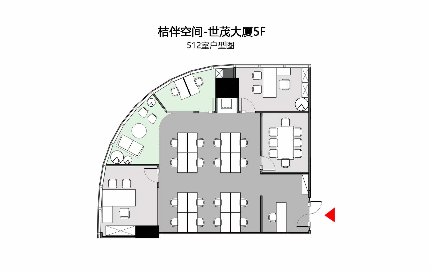 9号线商城路站上海世茂大厦茂空间出租20人间带窗户现房