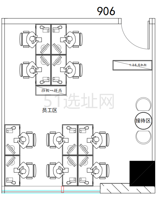 七莘路小户型65平带家具出租，10个工位，创业福音