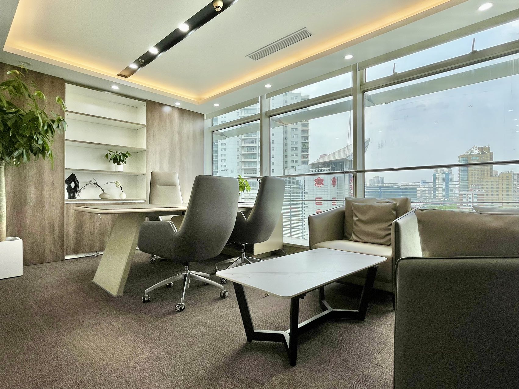 徐家汇国际大厦出租精装修小户型办公室125平