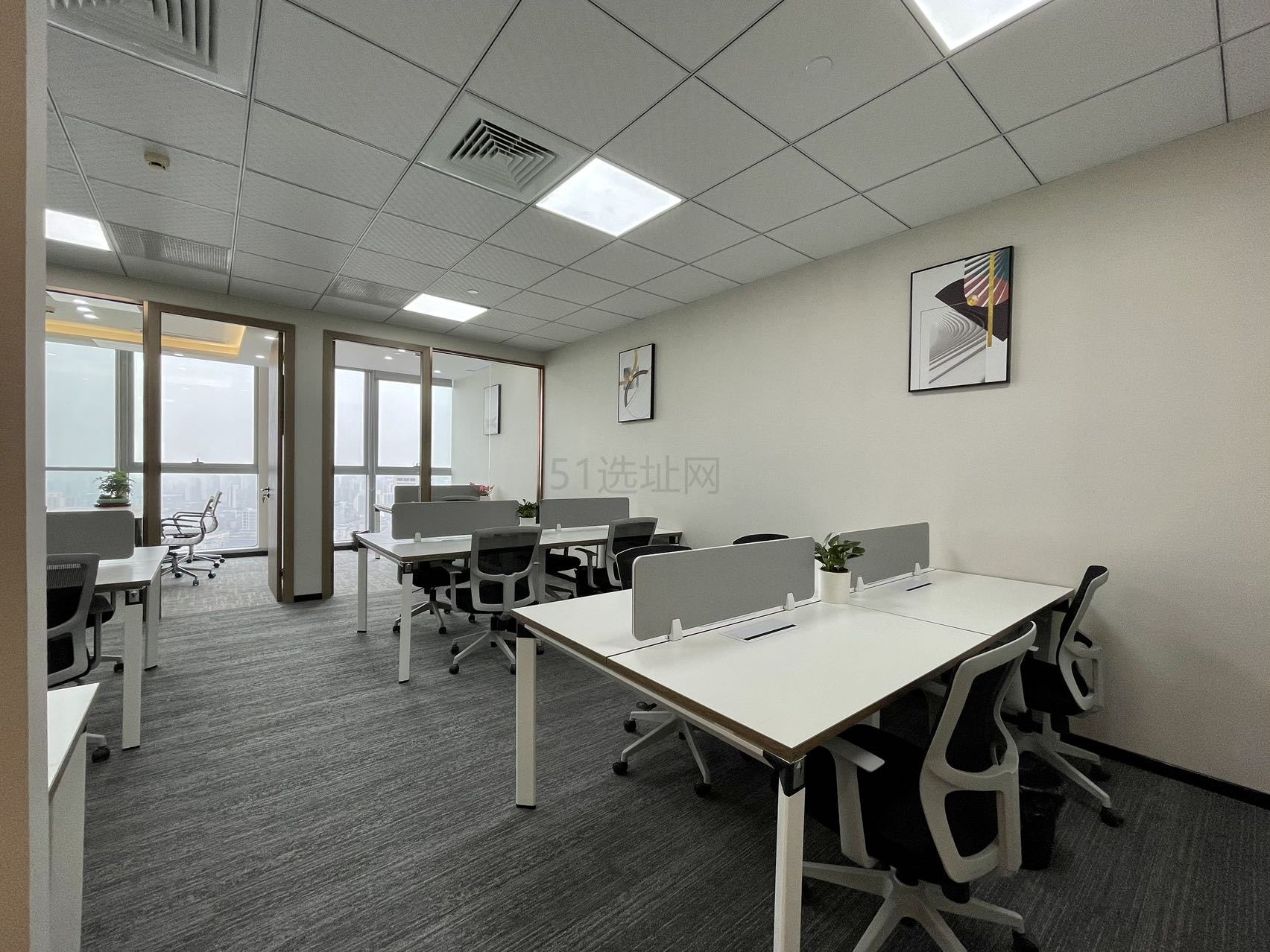 徐家汇国际大厦出租精装修小户型办公室125平