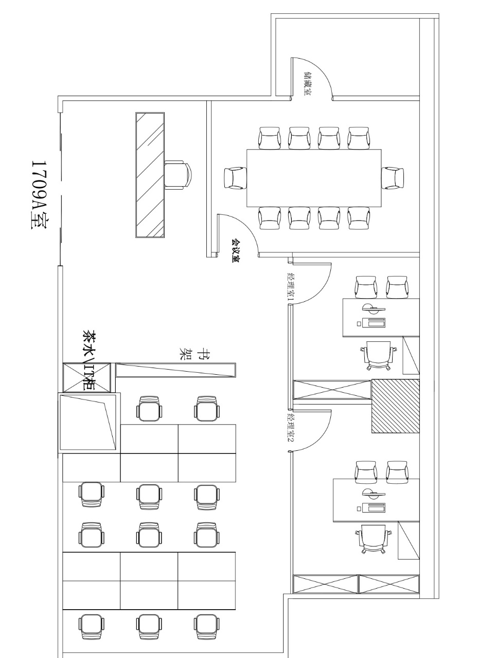 宝华大厦出租带装修家具办公室191平，随时进入办公，地铁上盖现房_复制