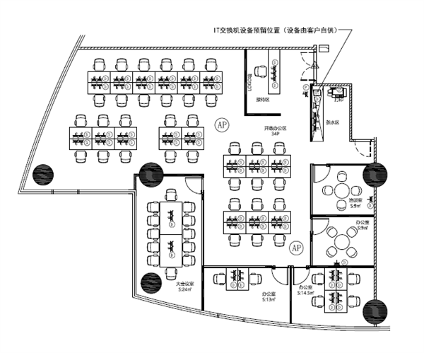 南丰城出租319平精装修大业主定制装修