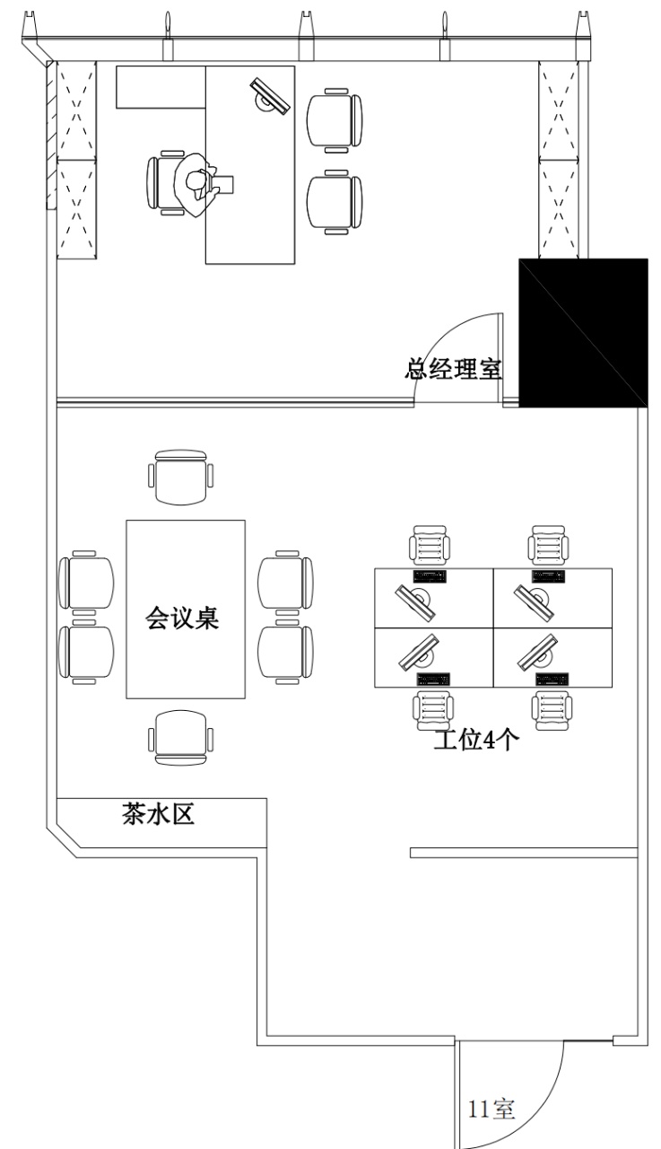 建工大唐国际广场出租120平，精装小户型办公近龙阳路