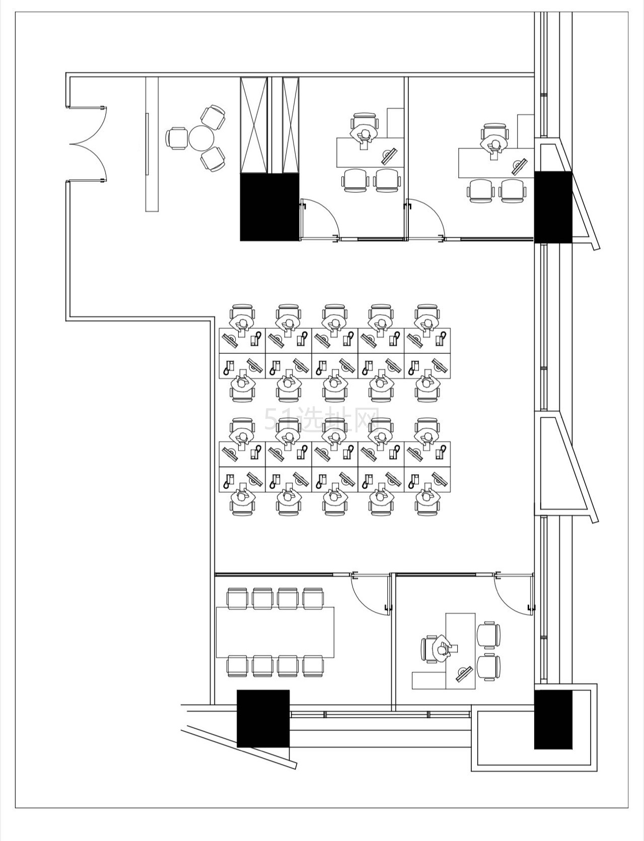 南京西路出租349平带家具办公室，旺旺大厦出租现房精装修