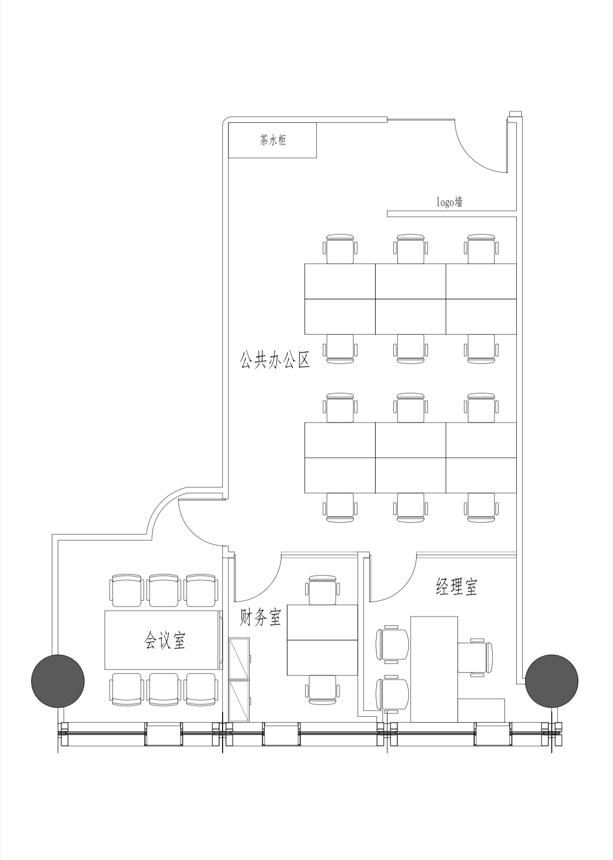 136平精装办公室出租，保利绿地广场出租小户型办公室出租