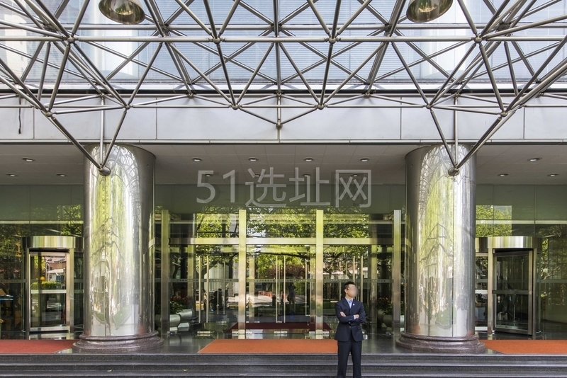 上海国际集团大厦大堂入口